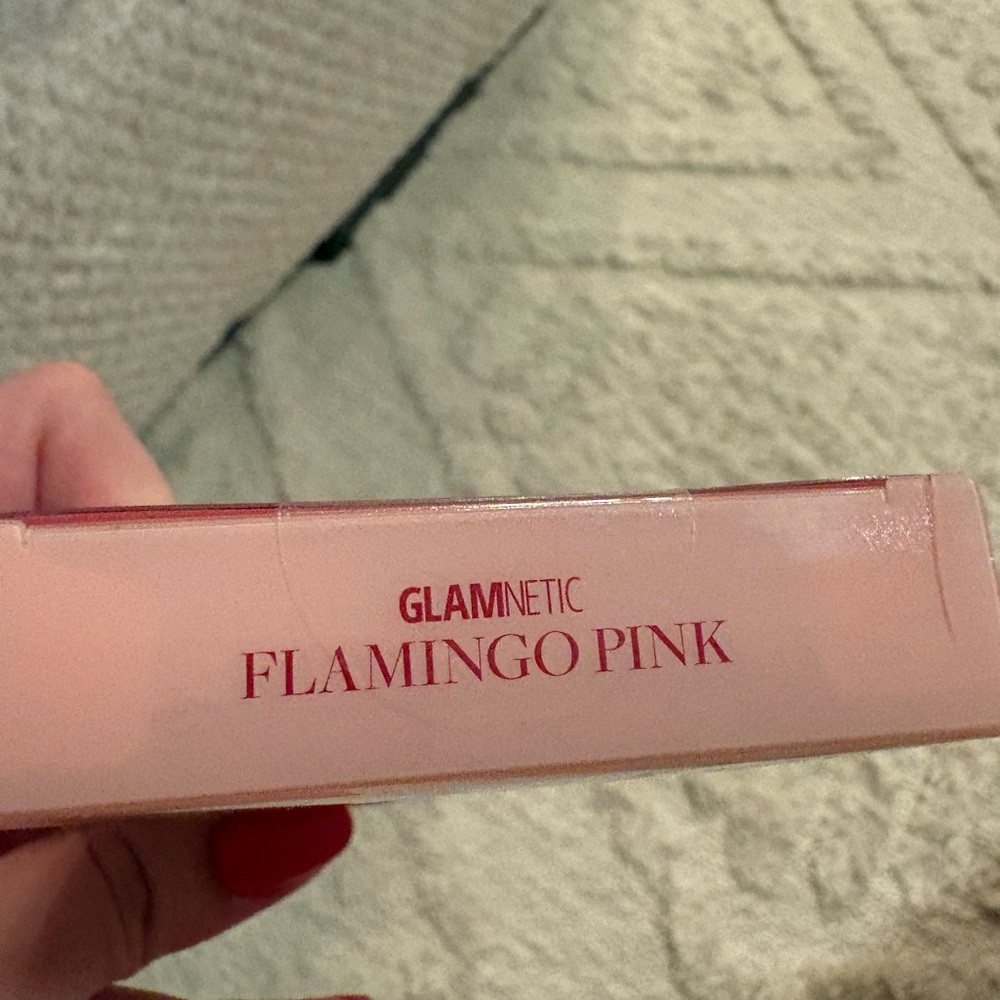 Glamnetic Flamingo Pink short almond Press-On Nails - Picture 2 of 2